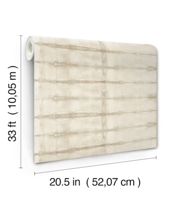 4177-27729 - Modulus Beige Geometric Stripe Wallpaper-Drew and Jonathan