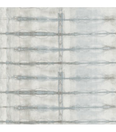 4177-27727 - Modulus Denim Geometric Stripe Wallpaper-Drew and Jonathan