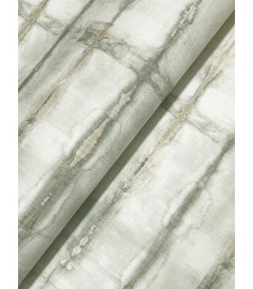 4177-27728 - Modulus Seafoam Geometric Stripe Wallpaper-Drew and Jonathan