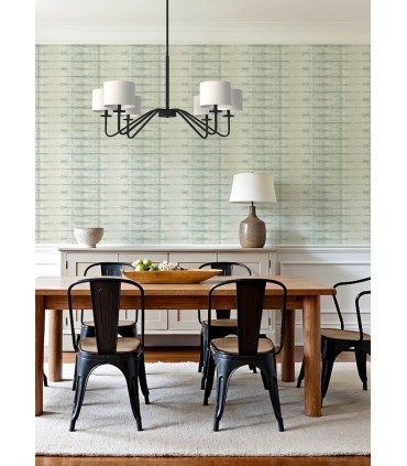 4177-27728 - Modulus Seafoam Geometric Stripe Wallpaper-Drew and Jonathan