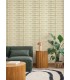4177-27730 - Modulus Wheat Geometric Stripe Wallpaper-Drew and Jonathan