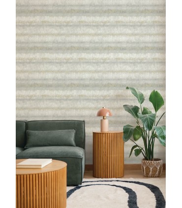 4177-27731 - Morningtide Grey Textured Stripe Wallpaper-Drew and Jonathan