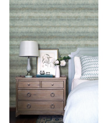 4177-27733 - Morningtide Light Blue Textured Stripe Wallpaper-Drew and Jonathan