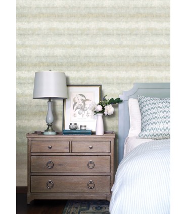 4177-27732 - Morningtide Seafoam Textured Stripe Wallpaper-Drew and Jonathan