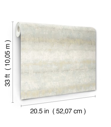 4177-27732 - Morningtide Seafoam Textured Stripe Wallpaper-Drew and Jonathan