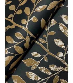 4177-83306 - Sagecrest Black Sapling Wallpaper-Drew and Jonathan