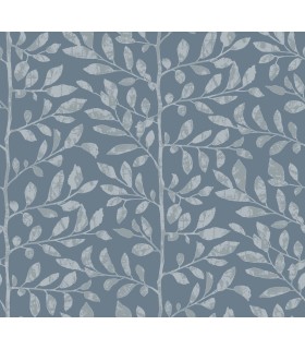 4177-83309 - Sagecrest Blue Sapling Wallpaper-Drew and Jonathan