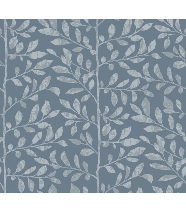 4177-83309 - Sagecrest Blue Sapling Wallpaper-Drew and Jonathan