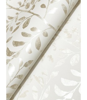 4177-83308 - Sagecrest Platinum Sapling Wallpaper-Drew and Jonathan