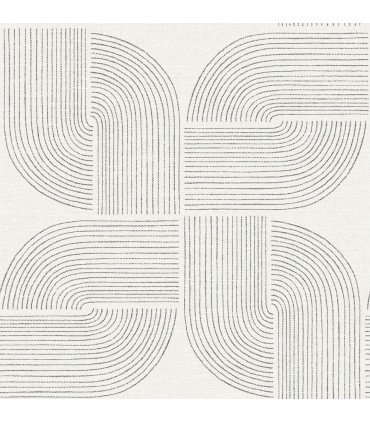 4177-27725 - Savoye Black Spiral Arches Wallpaper-Drew and Jonathan