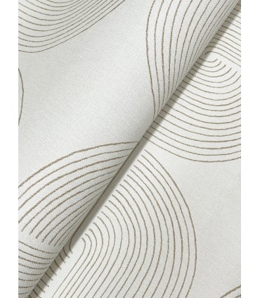 4177-27724 - Savoye Brown Spiral Arches Wallpaper-Drew and Jonathan