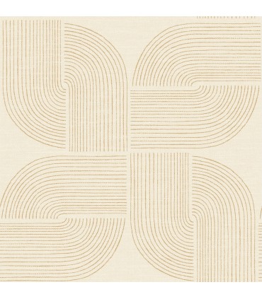 4177-27726 - Savoye Wheat Spiral Arches Wallpaper-Drew and Jonathan