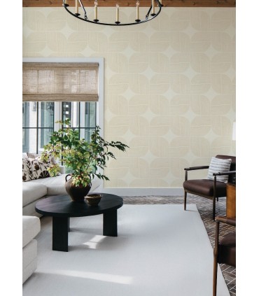 4177-27726 - Savoye Wheat Spiral Arches Wallpaper-Drew and Jonathan