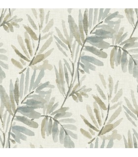 4177-27740 - Serenade Aqua Ferns Wallpaper-Drew and Jonathan