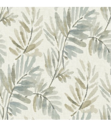 4177-27740 - Serenade Aqua Ferns Wallpaper-Drew and Jonathan