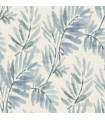 4177-27743 - Serenade Blue Ferns Wallpaper-Drew and Jonathan