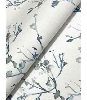 4177-27721 - Silverling Blue Budding Branches Wallpaper-Drew and Jonathan