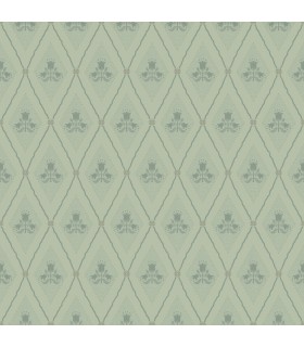 4201-48031 - Alma Mint Diamond Floral Wallpaper-Savanna by A Street