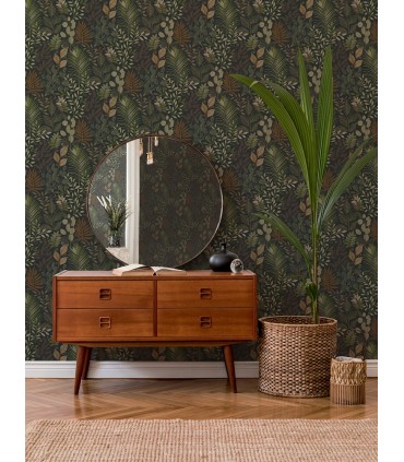 4201-20104 - Angslycka Black Forest Botanicals Wallpaper-Savanna by A Street