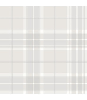 4201-92123 - Emma Dove Plaid Wallpaper-Savanna by A Street