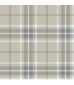 4201-20130 - Emma Grey Plaid Wallpaper-Savanna by A Street