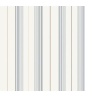 4201-20119 - Herrgard Light Blue Stripe Wallpaper-Savanna by A Street