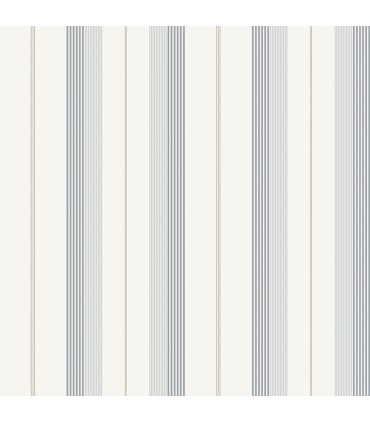 4201-20119 - Herrgard Light Blue Stripe Wallpaper-Savanna by A Street