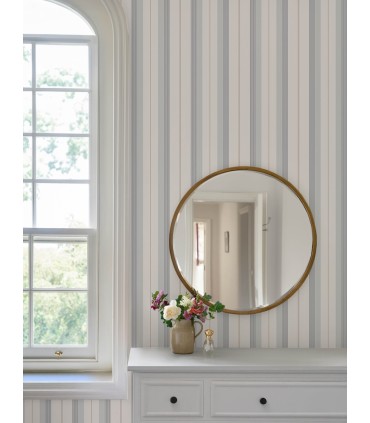 4201-20119 - Herrgard Light Blue Stripe Wallpaper-Savanna by A Street