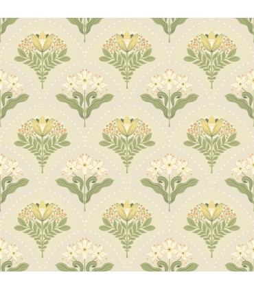 4201-48014 - Maj Light Grey Floral Damask Wallpaper-Savanna by A Street