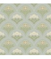 4201-48016 - Maj Sky Blue Floral Damask Wallpaper-Savanna by A Street