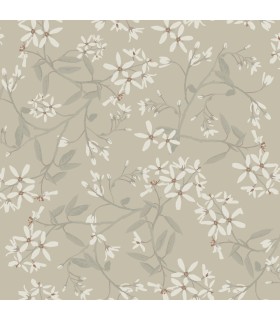 4201-20113 - Paradis Grey Bouquet Toss Wallpaper-Savanna by A Street