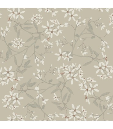 4201-20113 - Paradis Grey Bouquet Toss Wallpaper-Savanna by A Street