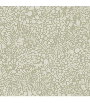 4201-48003 - Siv Dark Sage Botanical Wallpaper-Savanna by A Street