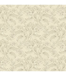 4201-48024 - Syren Khaki Dainty Floral Wallpaper-Savanna by A Street