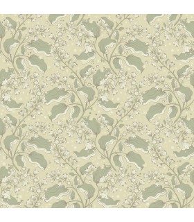 4201-48025 - Syren Light Green Dainty Floral Wallpaper-Savanna by A Street