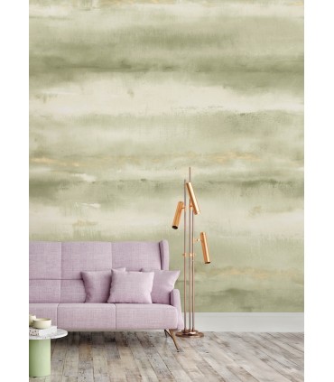 4202-367591M - Aveline Green Wall Mural-Springhill by A Street