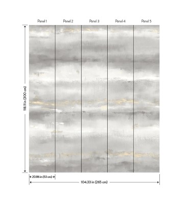 4202-367584M - Aveline Grey Wall Mural-Springhill by A Street