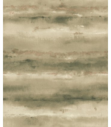 4202-481655 - Ayla Green Abstract Stripe Wallpaper-Springhill by A Street