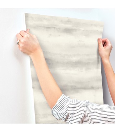 4202-481686 - Ayla Grey Abstract Stripe Wallpaper-Springhill by A Street