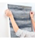 4202-481662 - Ayla Indigo Abstract Stripe Wallpaper-Springhill by A Street