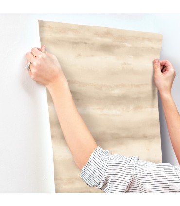 4202-481679 - Ayla Neutral Abstract Stripe Wallpaper-Springhill by A Street