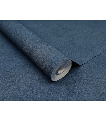 4202-408232 - Cullen Navy Faux Linen Wallpaper-Springhill by A Street