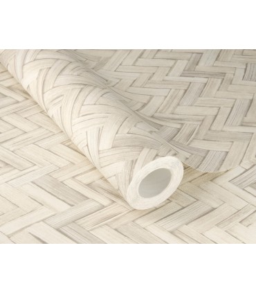 4202-410372 - Ellery Beige Herringbone Wallpaper-Springhill by A Street