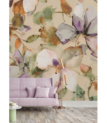 4202-367546M - Florian Lavender Wall Mural-Springhill by A Street