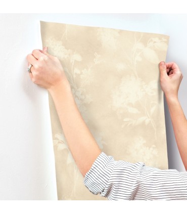 4202-481419 - Izara Beige Botanical Wallpaper-Springhill by A Street