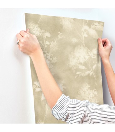 4202-481402 - Izara Light Green Botanical Wallpaper-Springhill by A Street