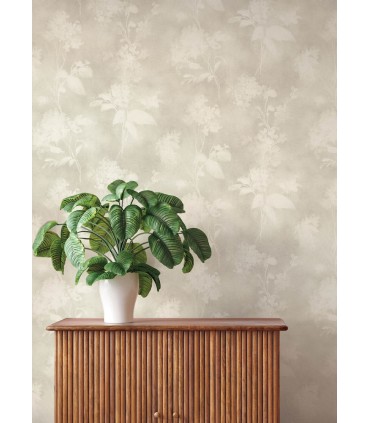 4202-481457 - Izara Light Grey Botanical Wallpaper-Springhill by A Street
