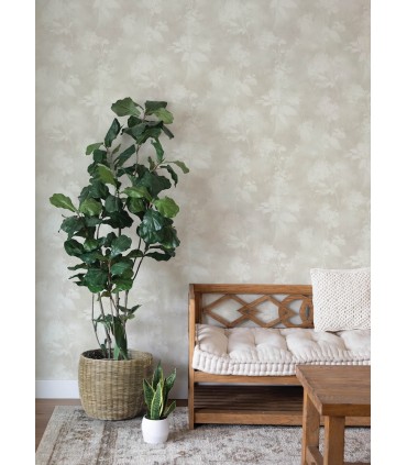 4202-481457 - Izara Light Grey Botanical Wallpaper-Springhill by A Street