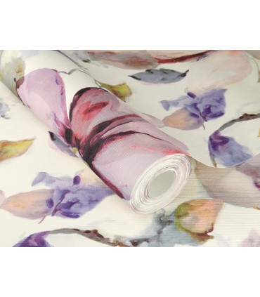 4202-481228 - Liliana Plum Floral Wallpaper-Springhill by A Street