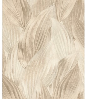 4202-571554 - Melora Beige Leaf Wallpaper-Springhill by A Street
